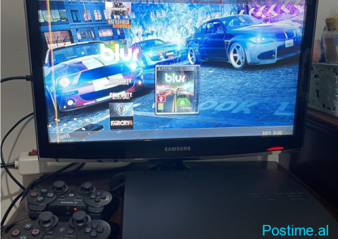 PS3 Slim me çip me 20 lojra te instaluara me dy leva super - 1/4