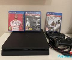 PS4 slim modeli 1 terabyte full me aksesore