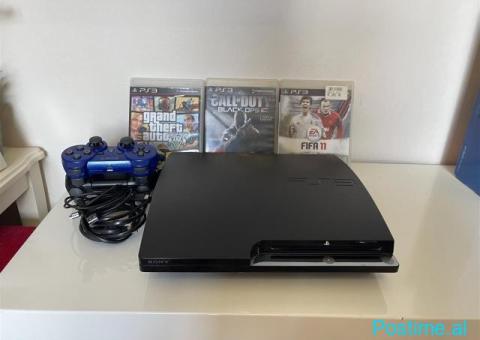 PS3 Slim me çip me leva dhe me lojra ne disqe