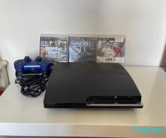 PS3 Slim me çip me leva dhe me lojra ne disqe