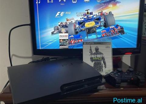 PS3 Slim me çip me dy leva full me lojra