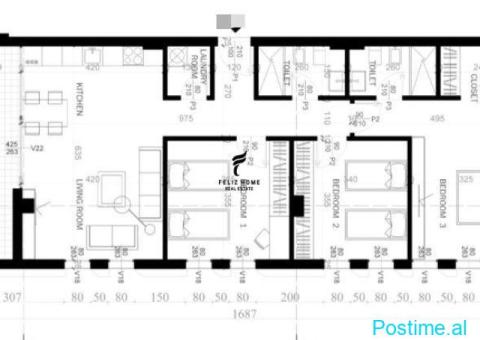 SHITET APARTAMENT 3+1 SAUK 246.600 EURO FH-89945 - 4/4