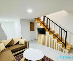 JEPET ME QERA APARTAMENT 1+1 DUPLEX ,BONITA LUXURY, GOLEM