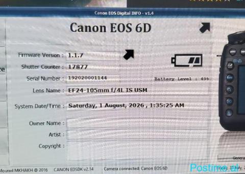Canon EOS 6D - 2/3
