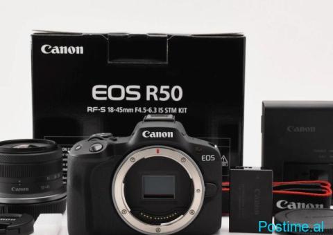 Canon EOS R50 Mirrorless Camera Kit with RF-S 18-45mm Lens J - 1/7