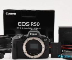 Canon EOS R50 Mirrorless Camera Kit with RF-S 18-45mm Lens J