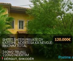 ???? Shitet Shtëpi Private 2 Katëshe në "Dërgut", Shkodër! ????