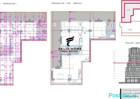 SHITET APARTAMENT 3+1+2 RRUGA E BARRIKADAVE 380.500 EURO