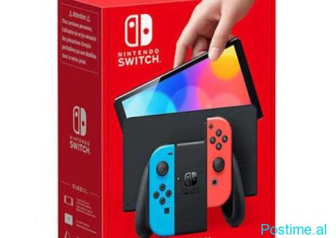 Nintendo Switch Oled neon red+blue - 2/6