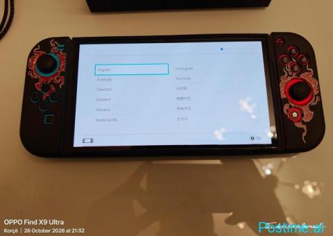 Nintendo Switch Oled neon red+blue - 5/6