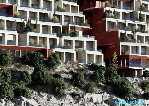Shitet, Apartament 2+1+2+Verandë+Jacuzzi, Terrarossa, Borsh