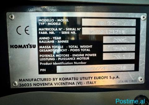 Fadrome Komatsu 9.5 ton - 7/8