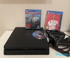 PS4 Slim super gjendje akull I ri full me lojra