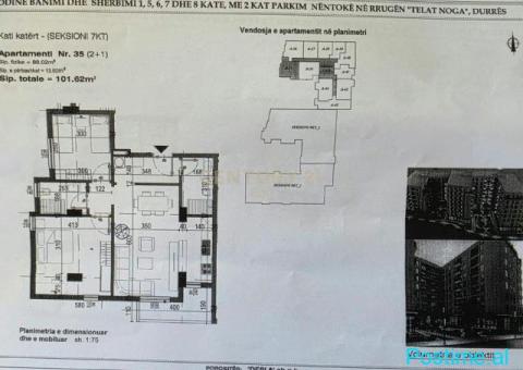 EXCLUSIVE – 2+1 West Residence, Durrës (kati 5, 102 m²) - 4/10