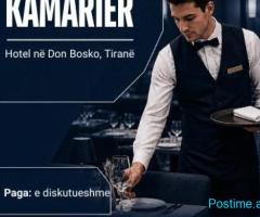Kërkohet Kamarier – Hotel në Don Bosko, Tiranë