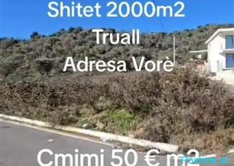 Okazion shitet 2000m2 Truall Adresa Vore - 1/3