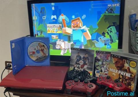 PS3 Super Slim me 4 leva dhe super lojra super gjendje
