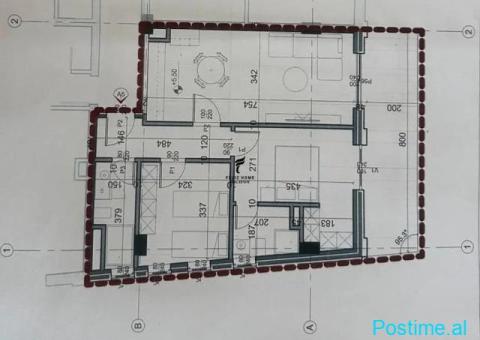 SHITET APARTAMENT 2+1+2 SIRI KODRA 145.000 EURO FH-96385