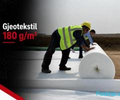Gjeotekstil 180 g/m² për Ndarje, Filtrim dhe Drenazhim në Nd