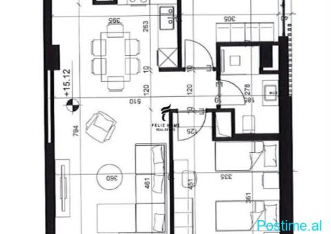 SHITET APARTAMENT 2+1+2 XHAMLLIKU 174.700 EURO FH-94935 - 4/4