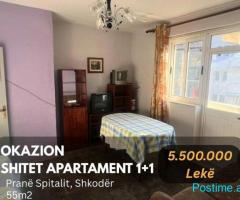 ???? Shitet Apartament 1+1 pranë "Spitalit", Shkodër!