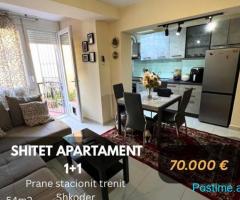 ???? Shitet Apartament 1+1 pranë " Stacionit Trenit ", Shkodër