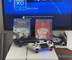 Ps4 White edition OKAZION me dy leva dhe lojra