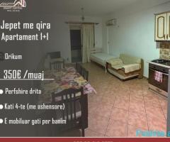 JEPET ME QIRA APARTAMNET 1+1 – ORIKUM!!