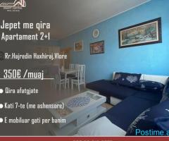 Jepet me Qira Apartament 2+1 - Vlore!