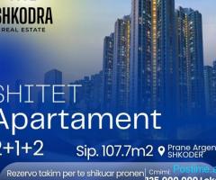 Shitet apartament 2+1+2 Kati 2 me ashensor