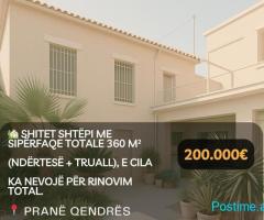 ???? Shitet Shtëpi Private “Qendër“, Shkodër! ???? Me sipërfaqe