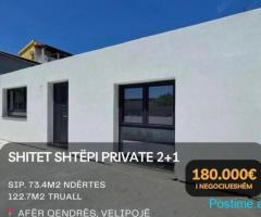 ???? Shitet Shtëpi Private 2+1 “Afër Qendrës“, Velipojë! ????